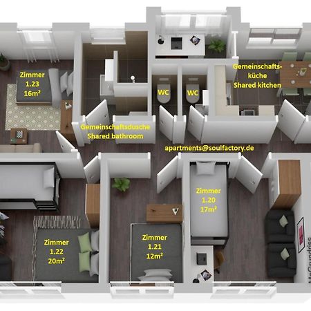Soulfactory Budget Neu-Ulm Ngoại thất bức ảnh